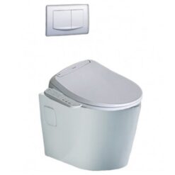 BỒN CẦU TREO TƯỜNG NẮP RỬA ĐIỆN TỬ CAESAR CPT1505/TAF400H