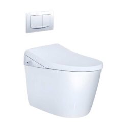 BỒN CẦU TREO TƯỜNG NẮP RỬA ĐIỆN TỬ CAESAR CPT1505/TAF512H