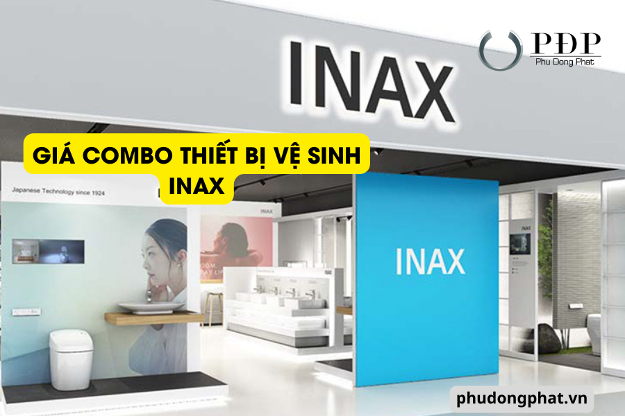 giá combo thiết bị vệ sinh Inax