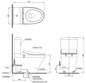 Thiết bị vệ sinh cao cấp chính hãng giá rẻ 2022 Thiết bị vệ sinh cao cấp