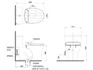 Thiết bị vệ sinh cao cấp chính hãng giá rẻ 2022 Thiết bị vệ sinh cao cấp