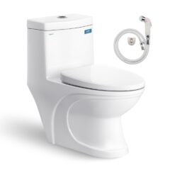 BỒN CẦU 1 KHỐI KÈM VÒI XỊT VIGLACERA V39M (NẮP ÊM)