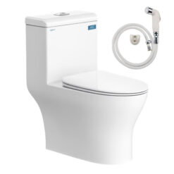 BỒN CẦU 1 KHỐI KÈM VÒI XỊT VIGLACERA V45M