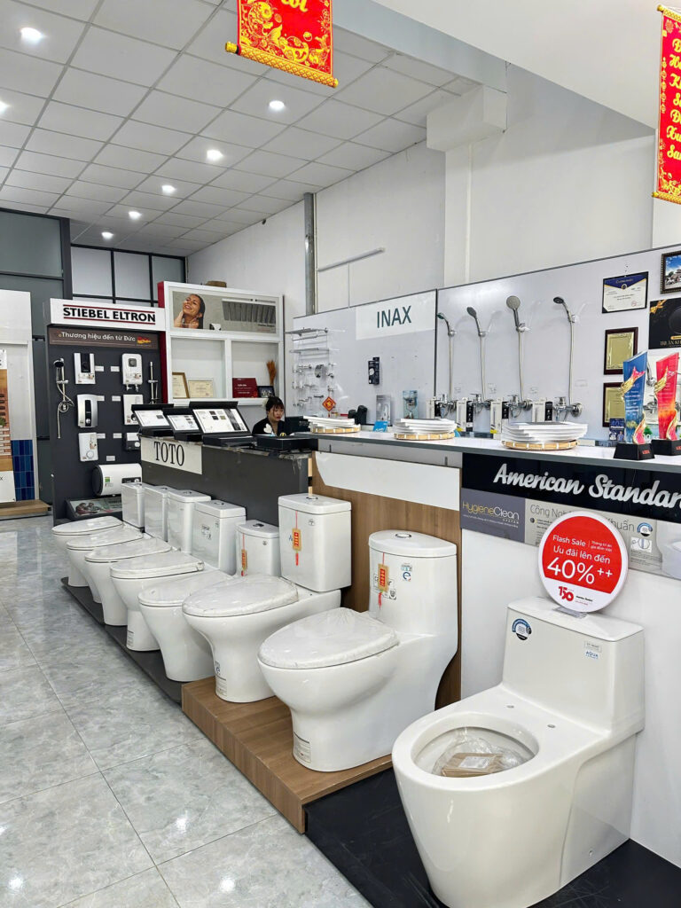 Thiết bị vệ sinh cao cấp chính hãng giá rẻ 2022 Showroom Inax tại TPHCM