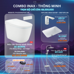 COMBO PHÒNG TẮM INAX - THÔNG MINH