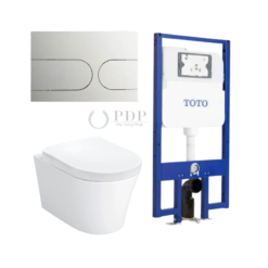 Bồn Cầu Treo Tường TOTO CW553/WH172A/TC384CVK/MB175M#SS