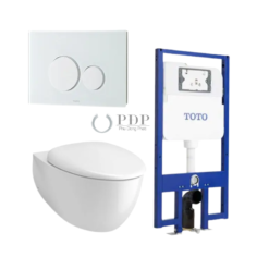 Bồn Cầu Treo Tường TOTO CW812RA/TC811SJ/WH172A/MB176G#WH