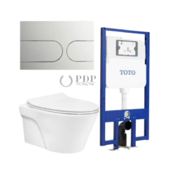 Bồn Cầu Treo Tường TOTO CW822RA/TC600VS/WH172A/MB175M#SS