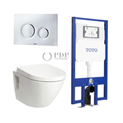 Bồn Cầu Treo Tường TOTO CW762/TC384CVK/WH172A/MB174P#SS