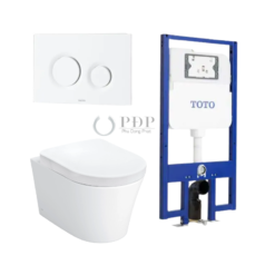 Bồn Cầu Treo Tường TOTO CW553/WH172A/TC384CVK/MB174P#WH