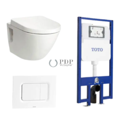 Bồn Cầu Treo Tường TOTO CW762/TC384CVK#W/MB170P/WH171A