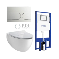 Bồn Cầu Treo Tường TOTO CW812RA/TC600VS/WH172A/MB175M#SS