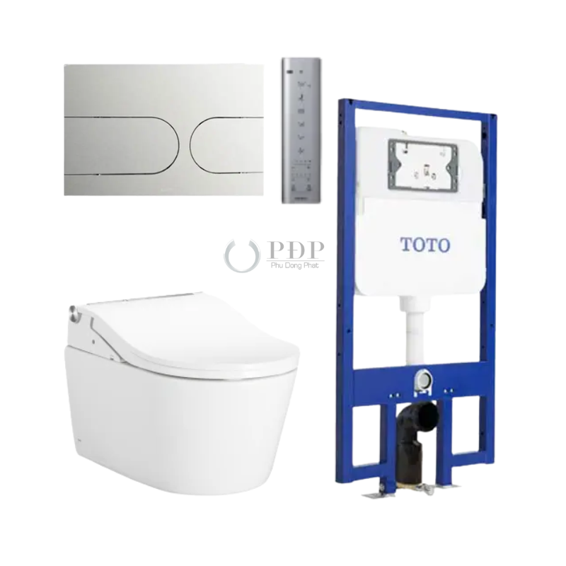 Thiết bị vệ sinh cao cấp chính hãng giá rẻ 2022 Bồn Cầu Treo Tường TOTO CW542HME5UNW1/TCF801CZ/WH172AT/MB175M#SS