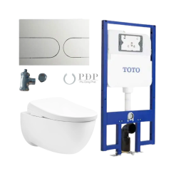 Bồn Cầu Treo Tường TOTO CW822REA#W TCF47360GAA WH172AT TCA465 MB175M#SS