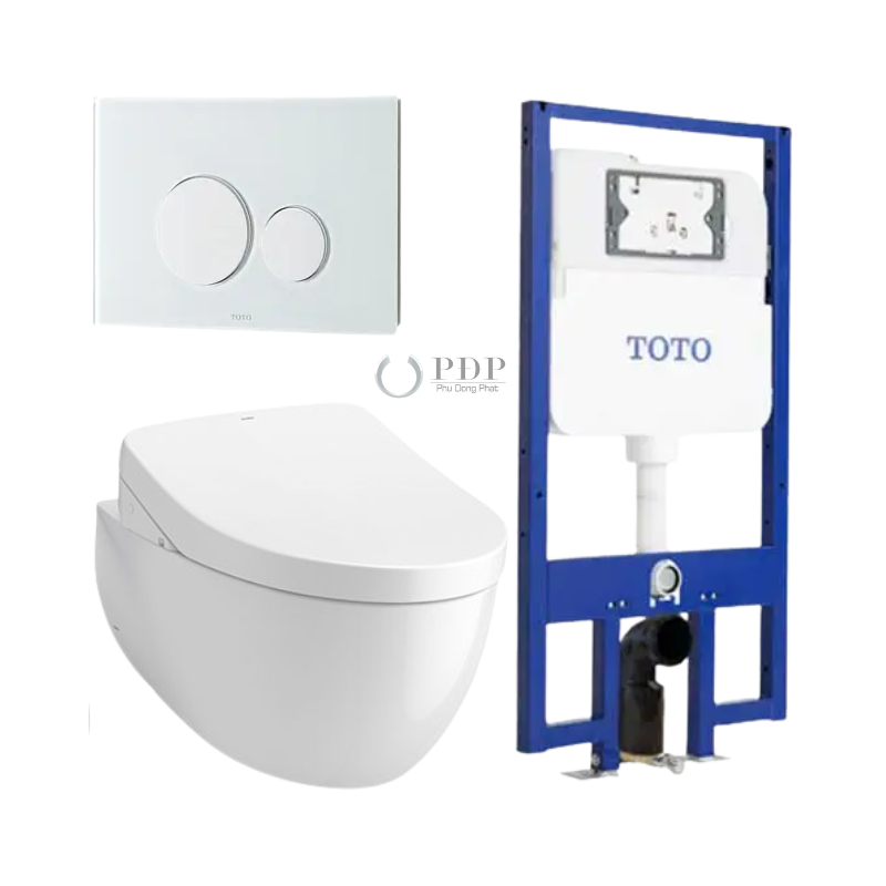 Thiết bị vệ sinh cao cấp chính hãng giá rẻ 2022 Bồn Cầu Treo Tường TOTO CW812RA/TCF4911Z/WH172A/MB176G#WH