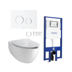 Bồn Cầu Treo Tường TOTO CW812RA/TC600VS/WH171A/MB174P#WH