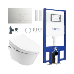 Bồn Cầu Treo Tường TOTO CW822REA/TCF34461GAA/WH172AT/TCA465/MB175M#SS