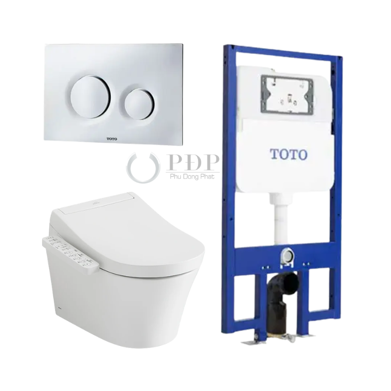 Thiết bị vệ sinh cao cấp chính hãng giá rẻ 2022 Bồn Cầu Treo Tường TOTO CW553C/TCF33370GAA/WH172AT/MB174P#SS
