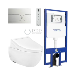 Bồn Cầu Treo Tường TOTO CW812RA/TCF24410AAA/WH172A/MB175M#SS