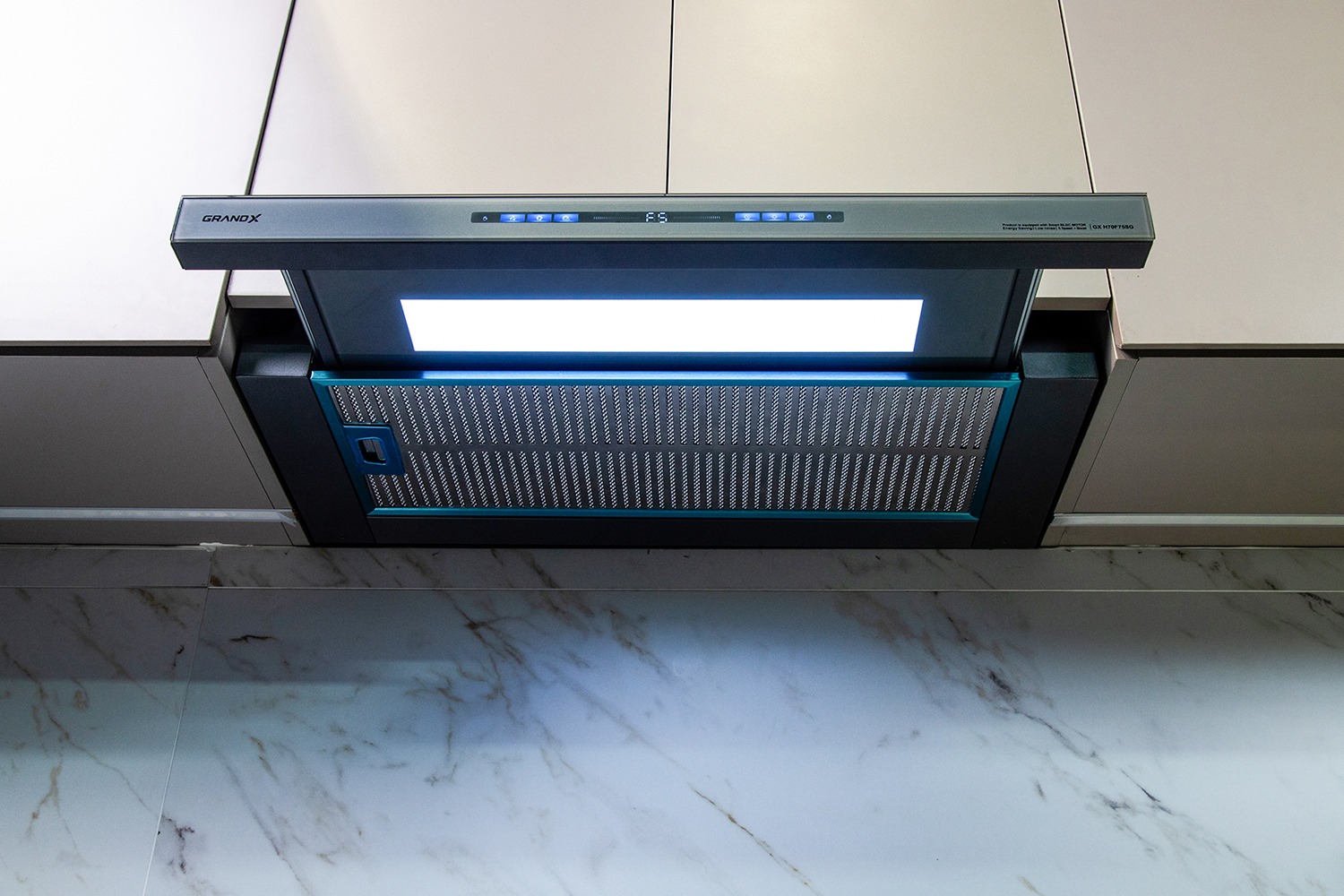 Thiết bị vệ sinh cao cấp chính hãng giá rẻ 2022 MÁY HÚT MÙI GRANDX GX H70F75G - Ảnh 4