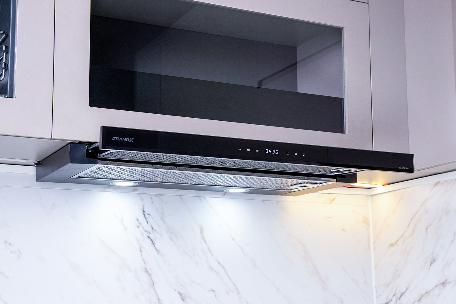 Thiết bị vệ sinh cao cấp chính hãng giá rẻ 2022 MÁY HÚT MÙI GRANDX GX H70F58B - Ảnh 4