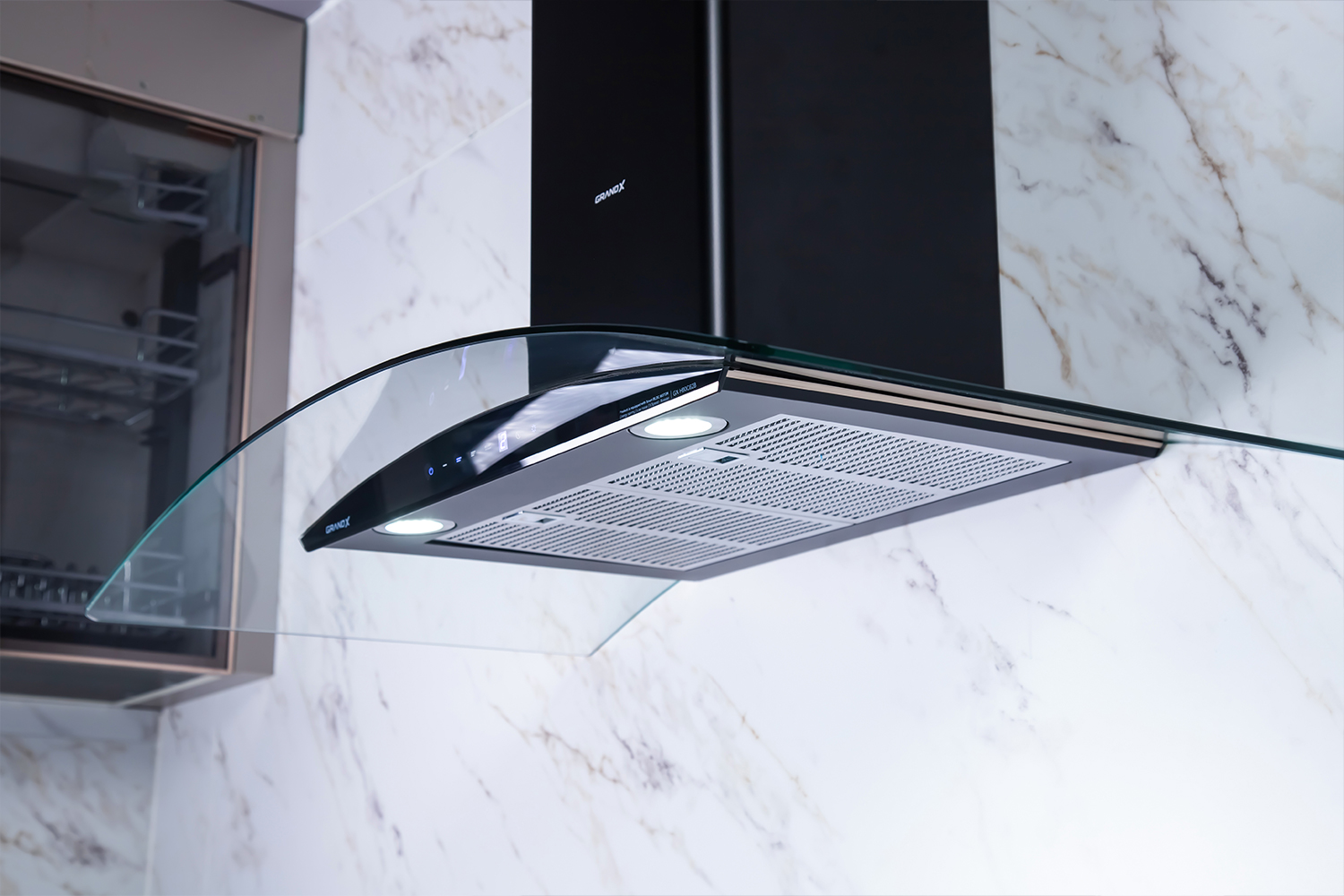 Thiết bị vệ sinh cao cấp chính hãng giá rẻ 2022 MÁY HÚT MÙI GRANDX GX H90C62B - Ảnh 5
