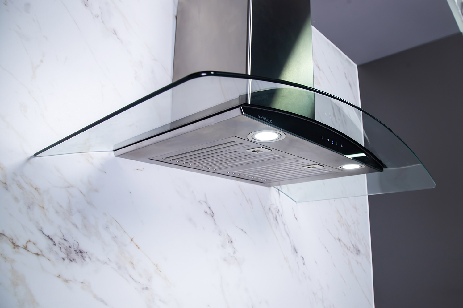 Thiết bị vệ sinh cao cấp chính hãng giá rẻ 2022 MÁY HÚT MÙI GRANDX GX H70C55 - Ảnh 4