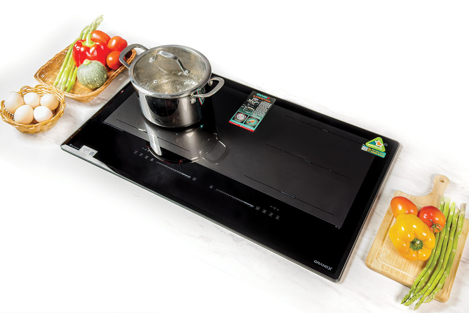 Thiết bị vệ sinh cao cấp chính hãng giá rẻ 2022 BẾP TỪ 2 VÙNG NẤU GRAND X GX IH838PRO - Ảnh 2
