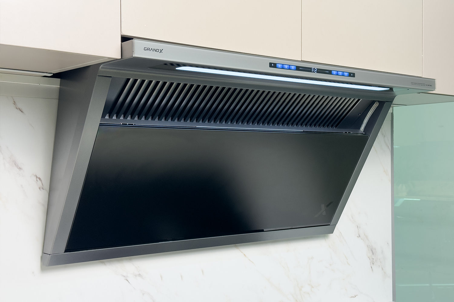 Thiết bị vệ sinh cao cấp chính hãng giá rẻ 2022 MÁY HÚT MÙI GRANDX GX H70T88G - Ảnh 4