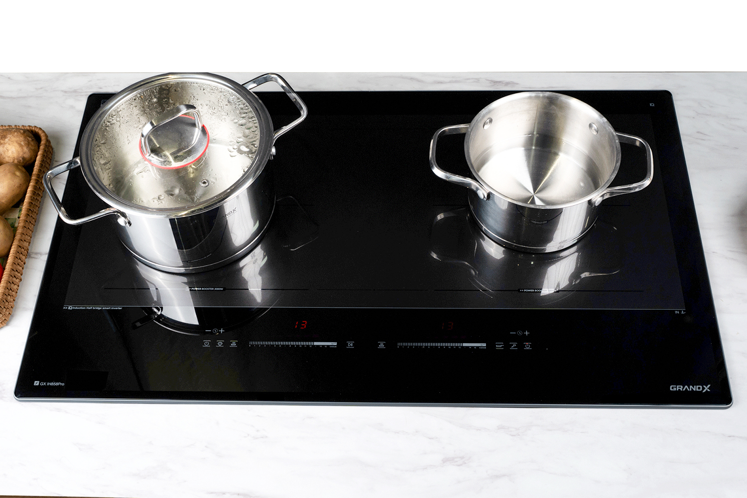 Thiết bị vệ sinh cao cấp chính hãng giá rẻ 2022 BẾP TỪ 2 VÙNG NẤU GRAND X GX IH858PRO - Ảnh 2