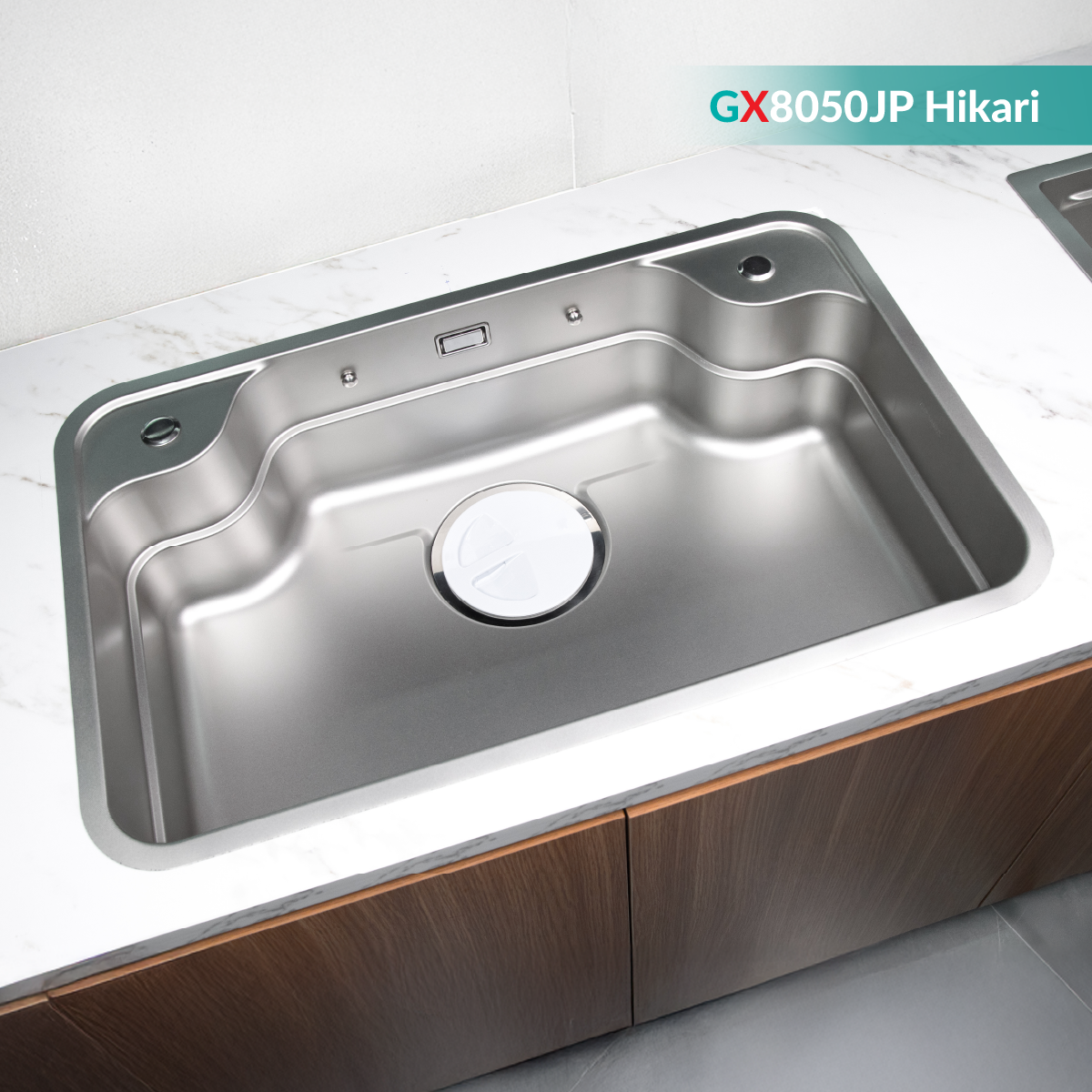 Thiết bị vệ sinh cao cấp chính hãng giá rẻ 2022 CHẬU RỬA CHÉN 1 HỘC GRAND X GX8050JP