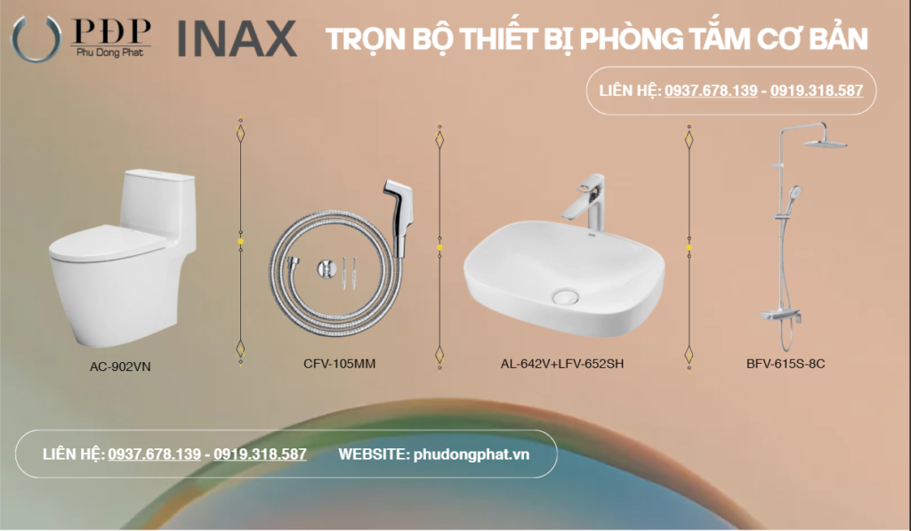 Thiết bị vệ sinh cao cấp chính hãng giá rẻ 2022 Thiết bị vệ sinh cao cấp